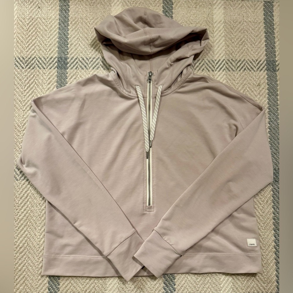 Vuori | Women’s Half Zip Drawstring Hooded Jacket | Size XS